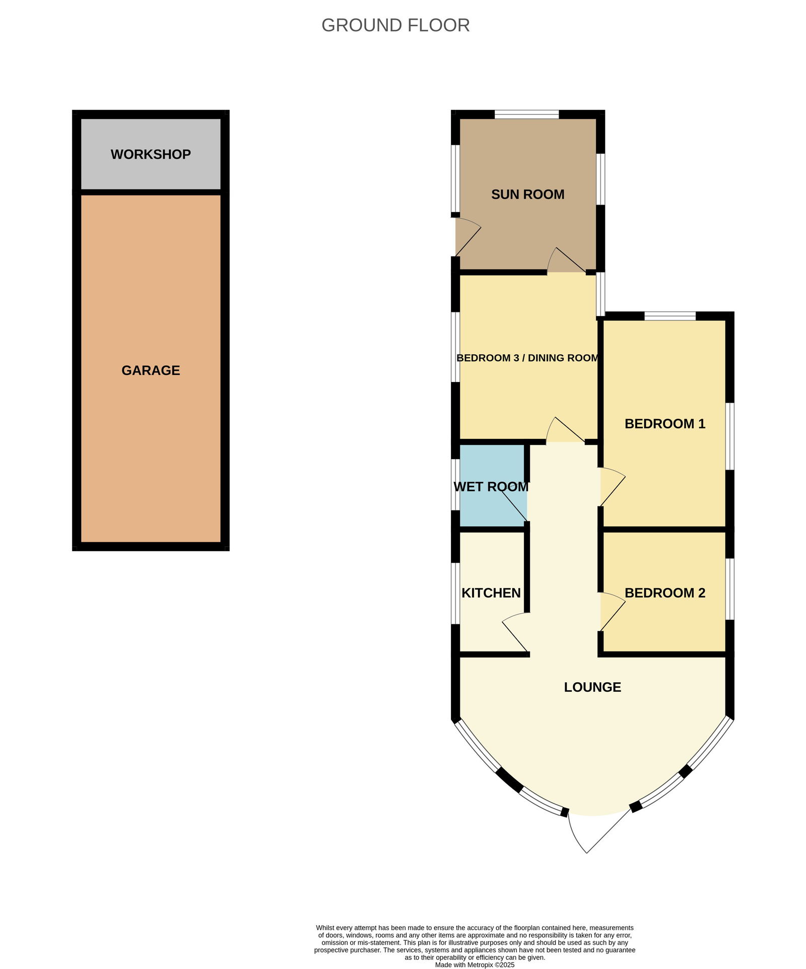 Floorplans For South Close, Pevensey Bay, Pevensey, BN24 6RL