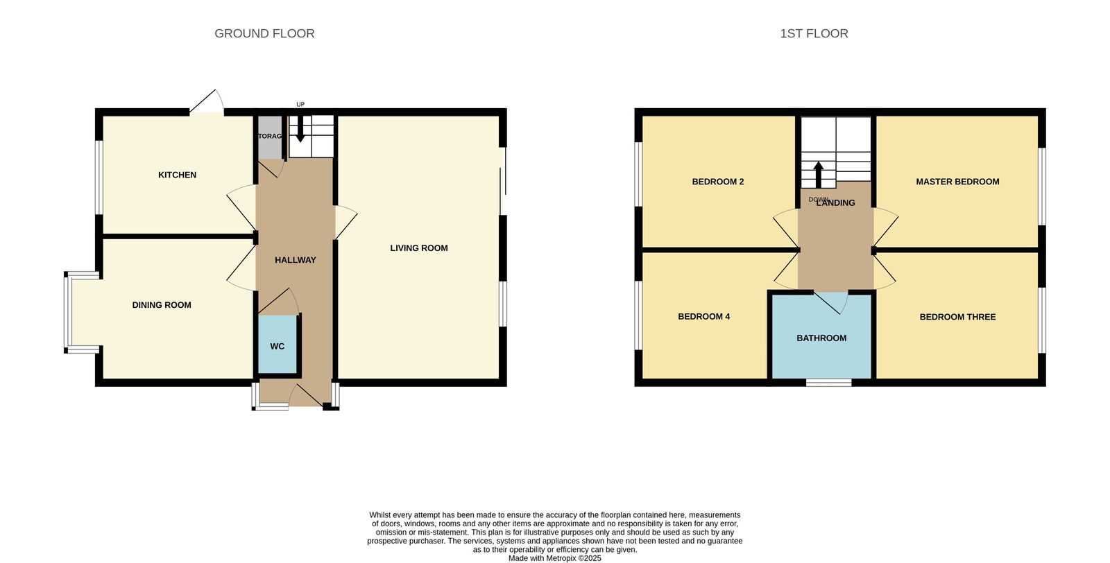 Floorplans For Brendon Close, Eastbourne, BN23 8AF