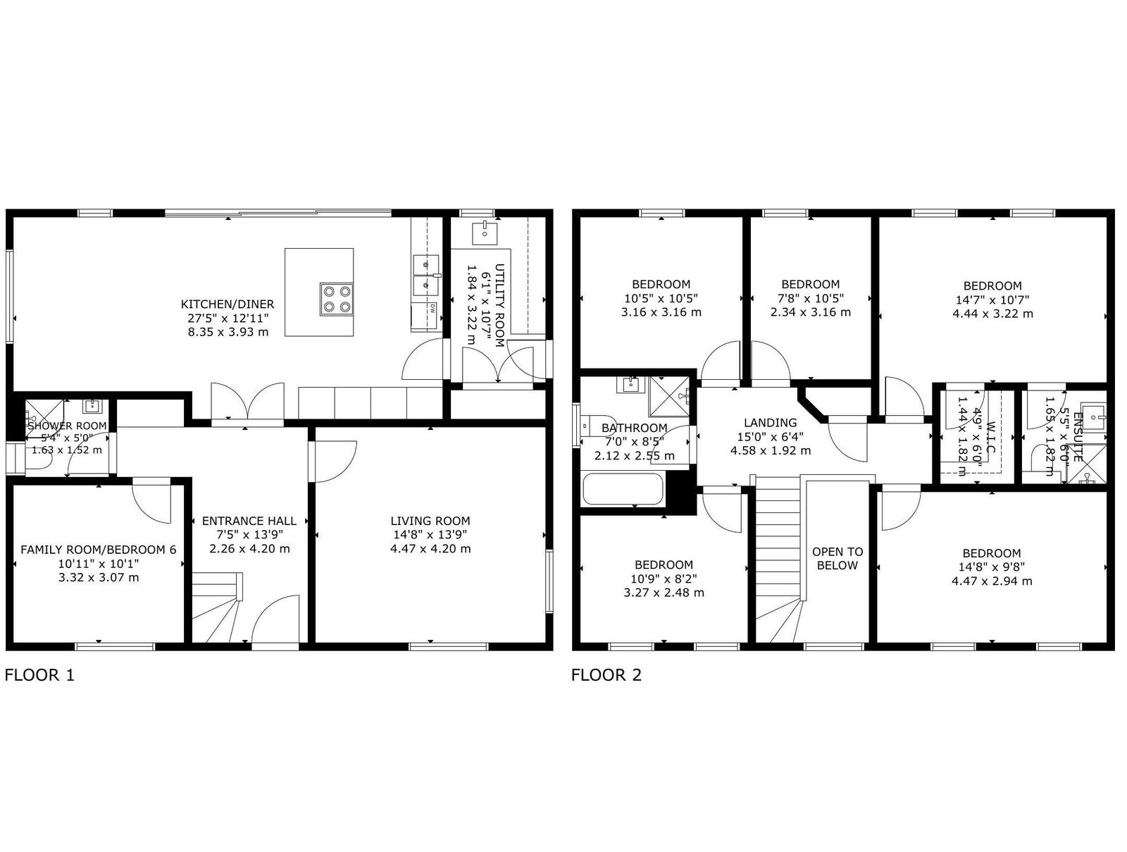 Floorplans For Primrose Mill Gardens, Hailsham, East Sussex, BN27 2GY