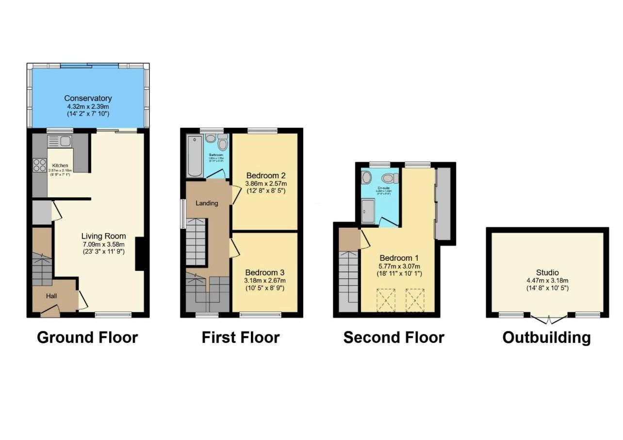 Floorplans For Percival Road, Eastbourne, BN22 9LG