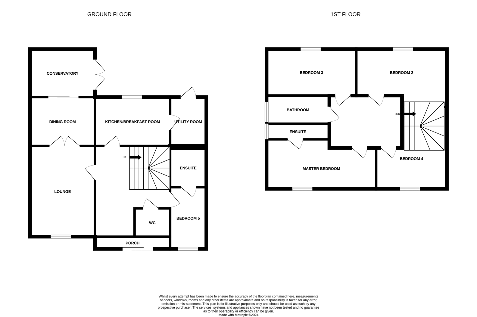 Floorplans For Cuckmere Drive, Stone Cross, Pevensey, BN24 5PT