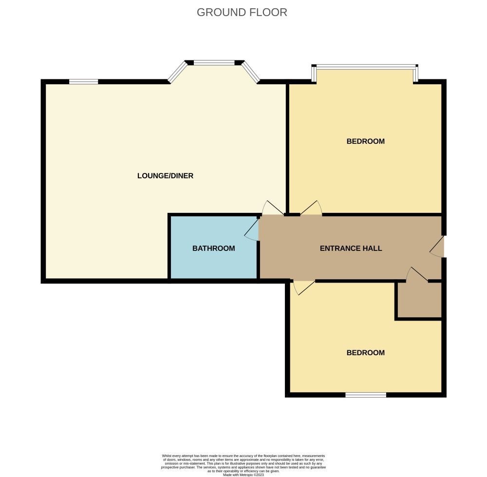 Floorplans For The Goffs, Eastbourne, East Sussex, BN21 2HE