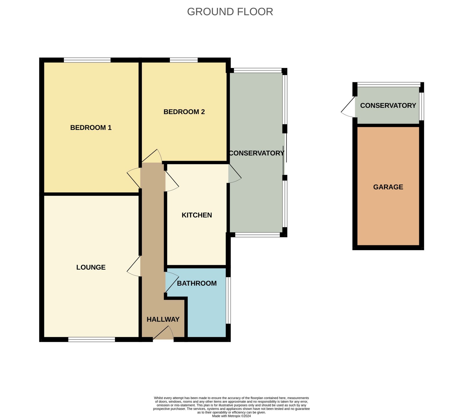 Floorplans For Dymchurch Close, Polegate, BN26 6ND