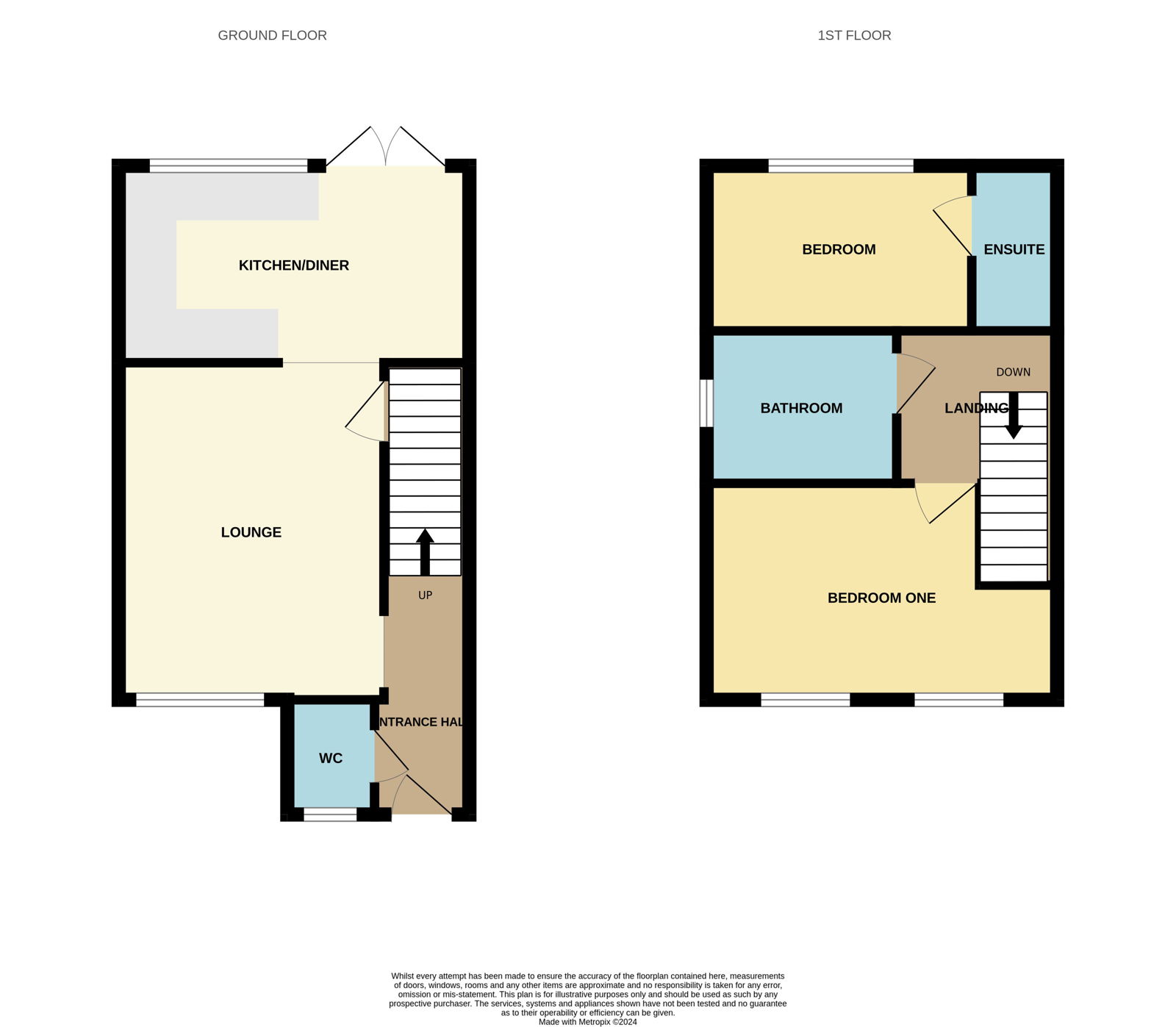 Floorplans For Honeysuckle Lane, Stone Cross, Pevensey, BN24 5GL