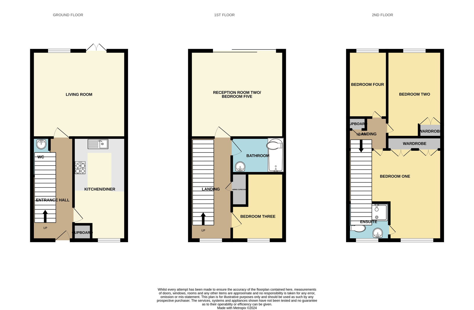 Floorplans For Wakehurst Road, Eastbourne, BN22 7FL