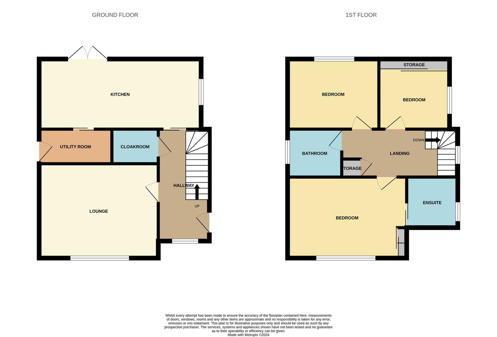 Floorplans For Primrose Field, Stone Cross, Pevensey, BN24 5GN