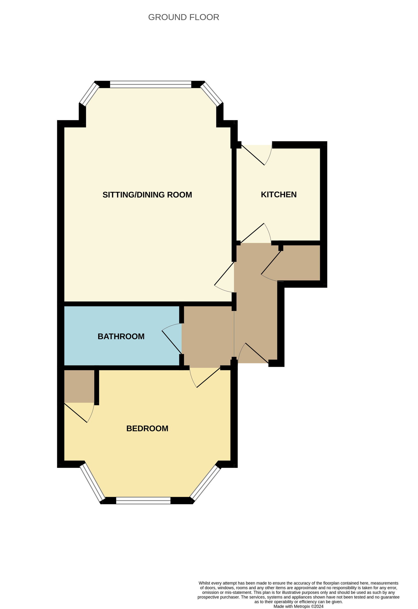 Floorplans For Upperton Gardens, Eastbourne, BN21 2AF